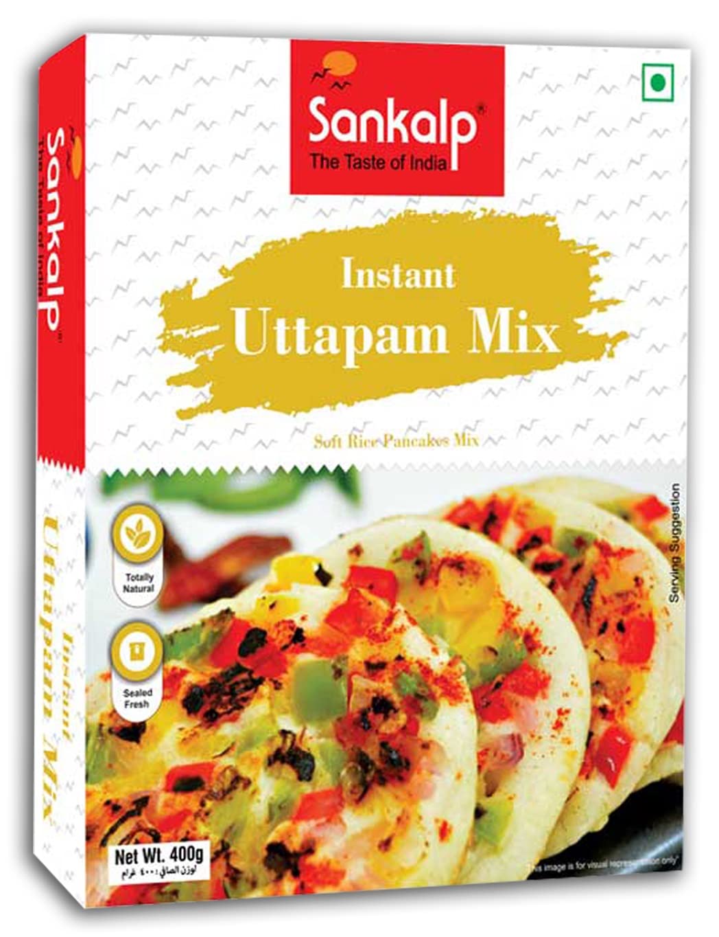 Sankalp Instant Ready Mix Uttapam Mix | | Goodness of Health | Easy & Ready to Cook | 100% Mom Approved - 400 gram (B0BVHW78BB) Amazon Price History, Amazon Price Tracker
