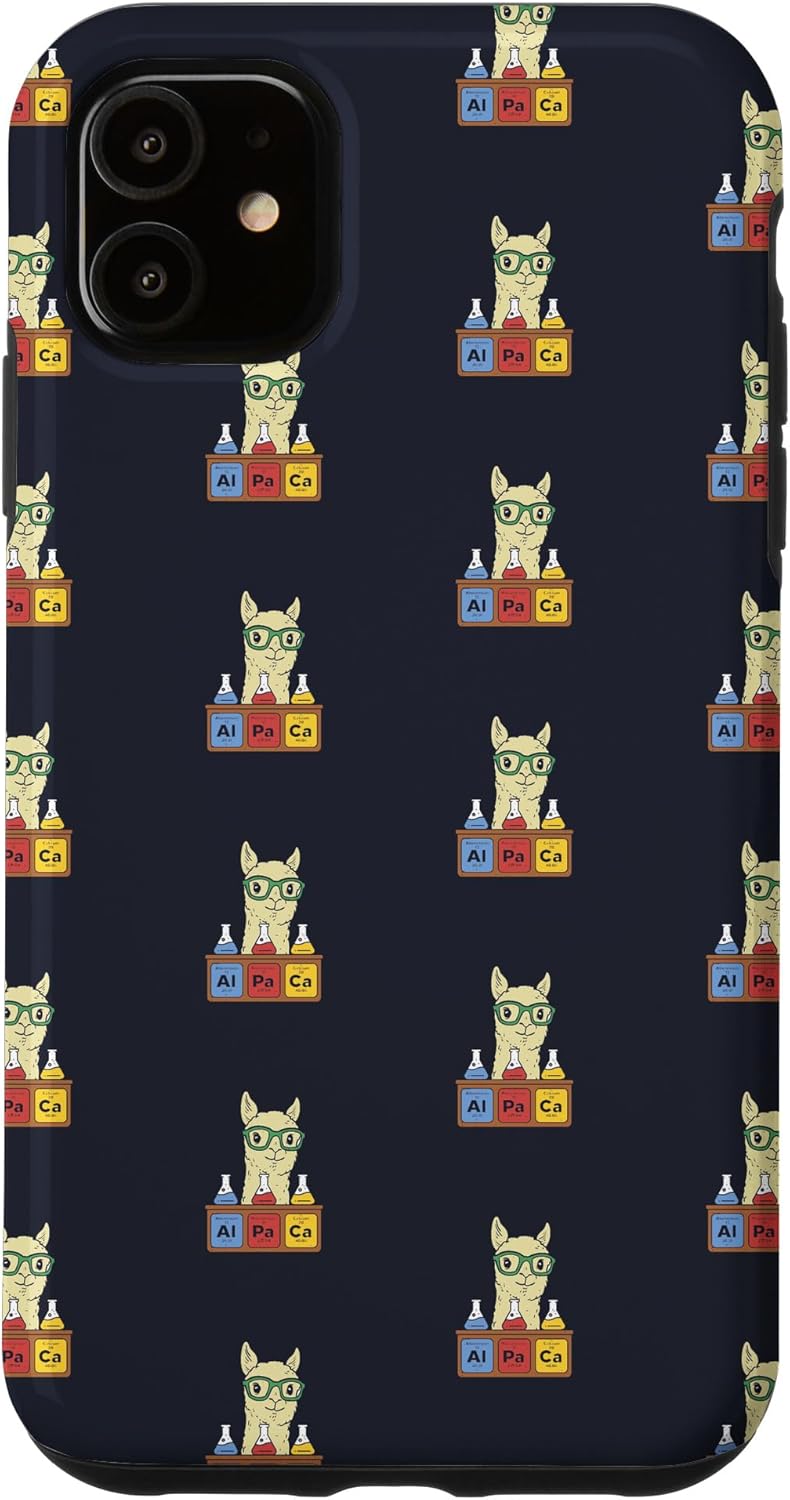 iPhone XS Max Llama Alpaca Chemist Chemistry Case