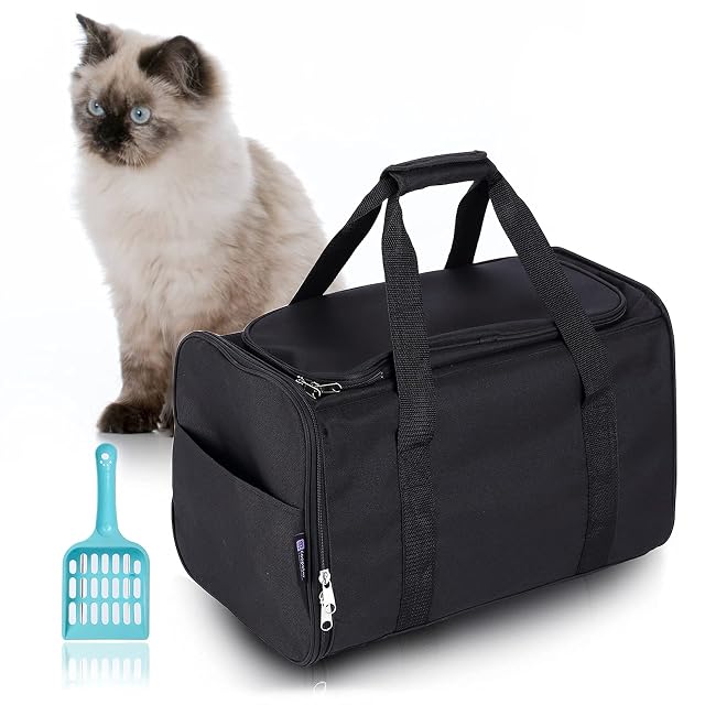Foto 6 de 7 de Coopeter - Caja de Arena portátil para Gatos, transportador de Arena para Viajes e Interiores, Peso Ligero…
