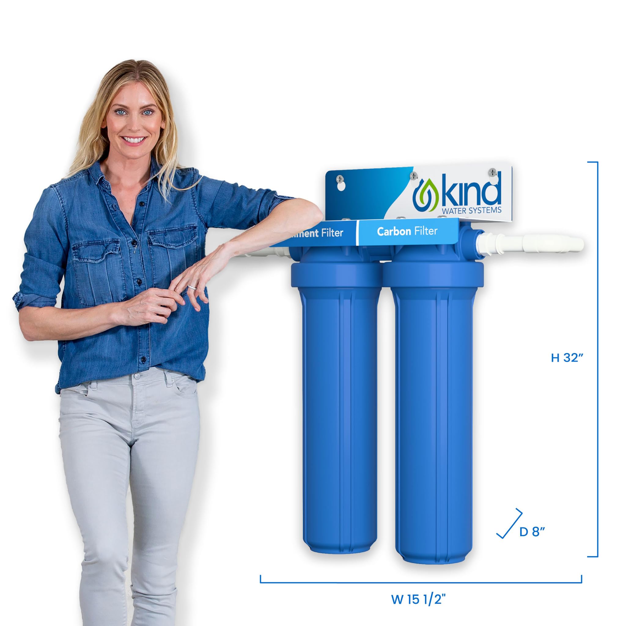 Whole Home Water Filtration System - Removes Chlorine Chloramine Sediment Silt Debris VOCs and More - Get Softer — view 6