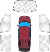 Vista 11 de KMF - Parasol de repuesto para parabrisas, cubierta para ventana lateral y trasera, cubierta protectora para visor, para campamento, bebé, bloqueo