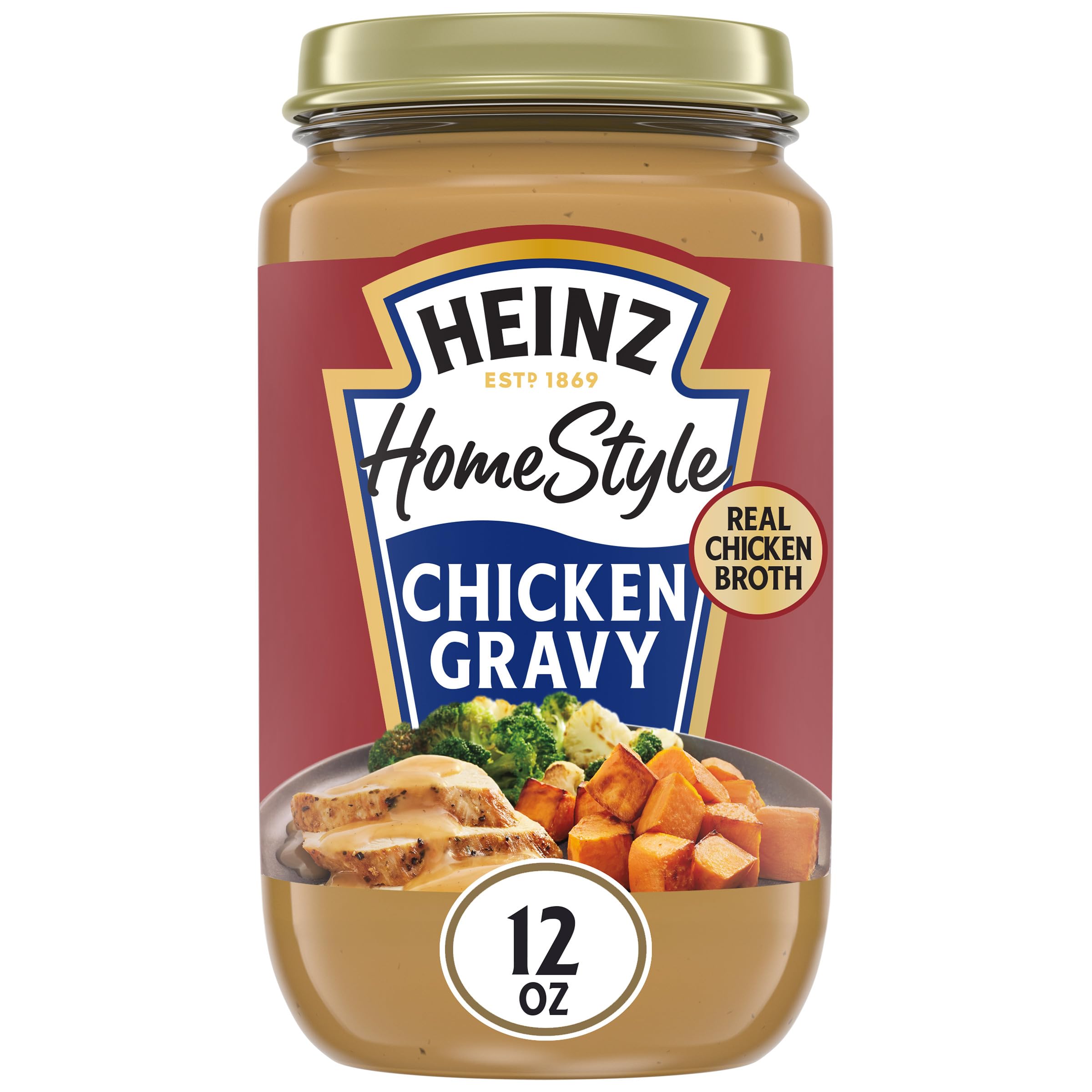 Heinz HomeStyle Classic Chicken Gravy, 12 oz Jar