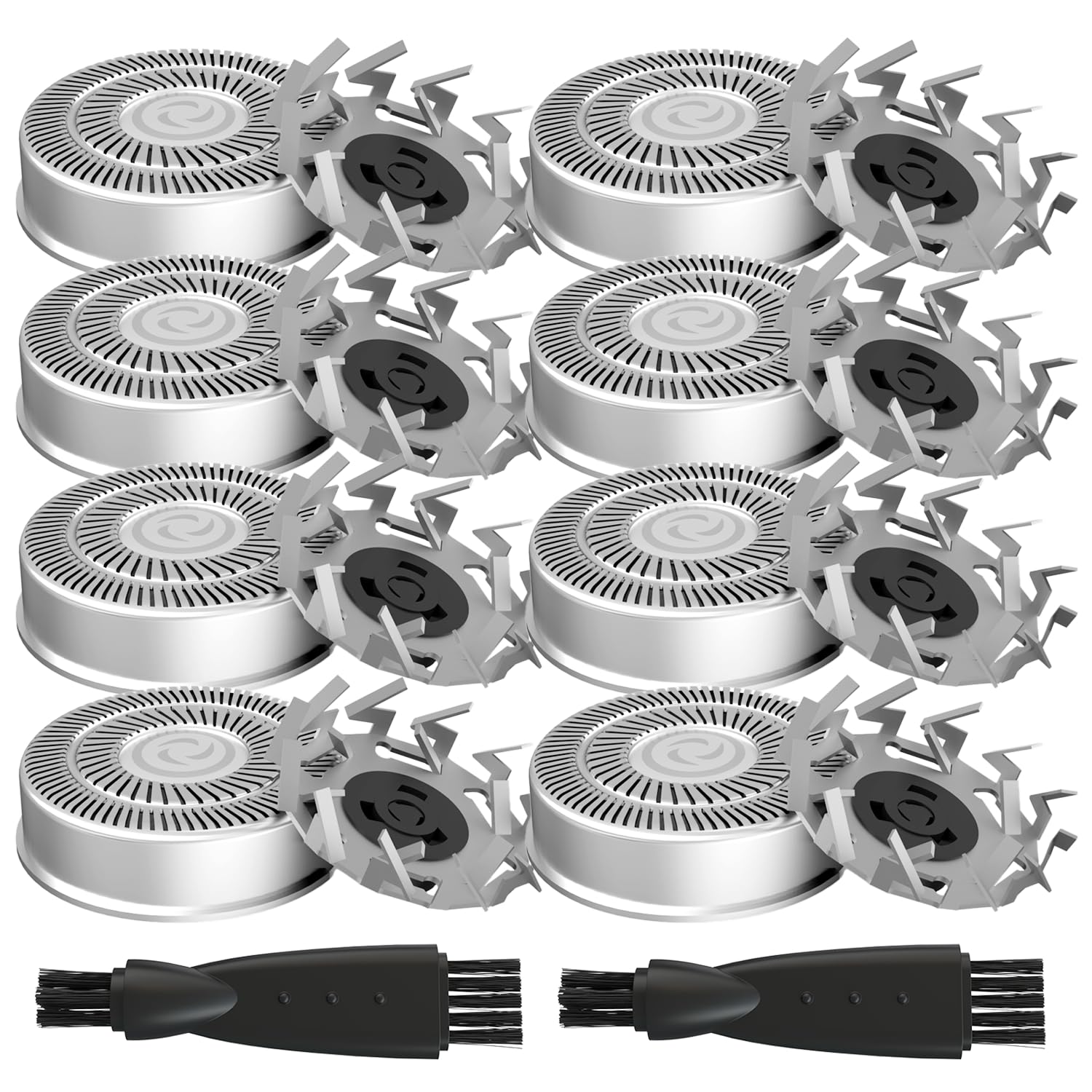Paquete de 8 cuchillas de repuesto para cabezal de afeitadora compatible con afeitadora Skull Shaver Pitbull Gold PRO, Pitbull Platinum PRO, Pitbull Silver PRO, Diamond PRO, afeitadoras de cabeza para