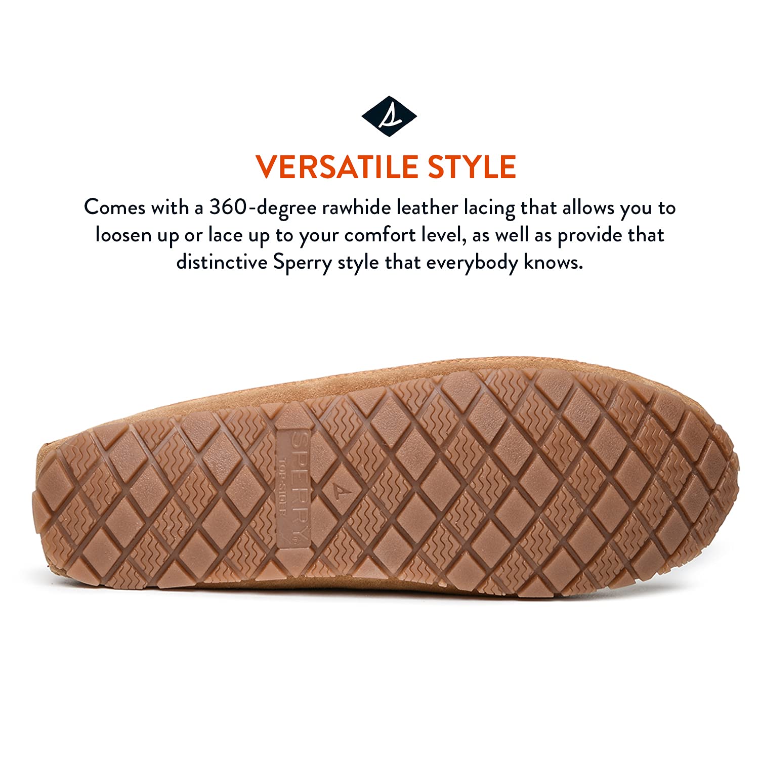 Sperry Men's Trapper Moccasin Slippers with Berber Lini B2B