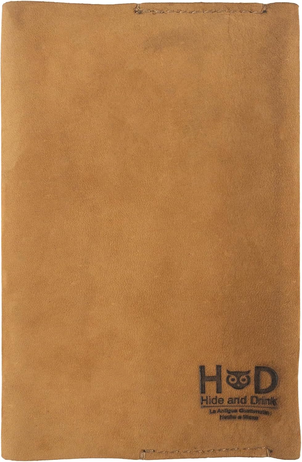 Hide & Drink, Pocket-Sized Memo Books Cover Compatible with Field Notes (3.5 x 5.5 in.) Journal Case with Card Slot, Refillable Travelers Notebook, Full Grain Leather, Handmade, Old Tobacco