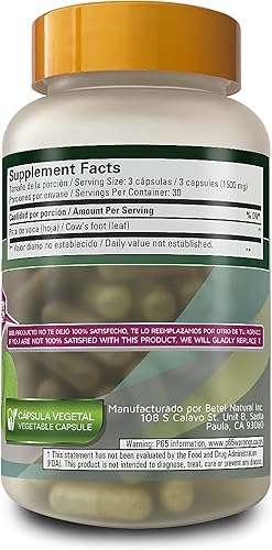 Miniatura 2 de Betel Natural Pata de Vaca (Hierba de Pie de Vaca) Superalimento Natural de Brasil - 1500 mg por porción