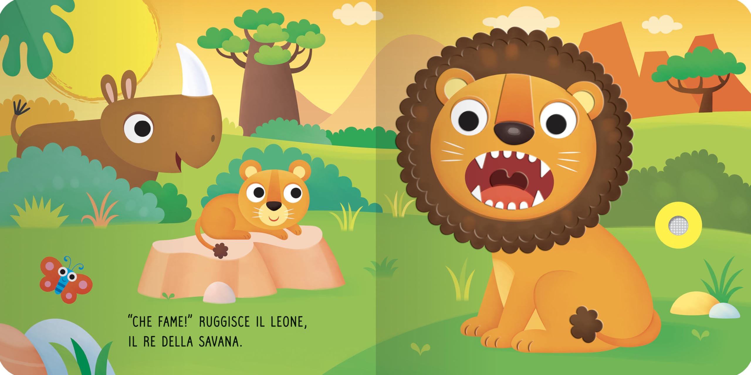 Animali. Libro tattile sonoro. Ediz. a colori