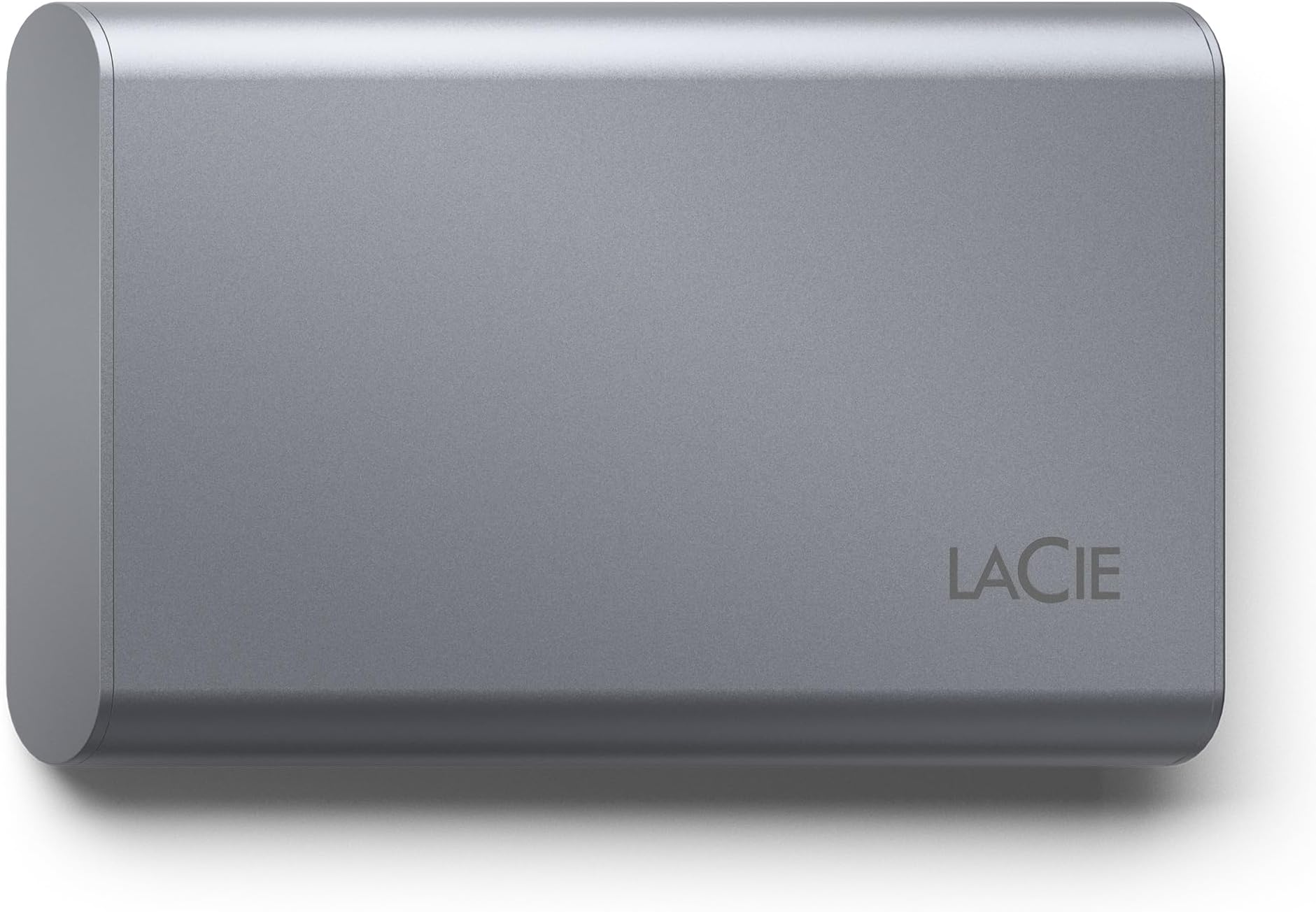 LaCie Mobile SSD Secure 1TB — slim design, USB‑C Portable External SSD, Grey, for Mac & Windows — Rescue Data Recovery included