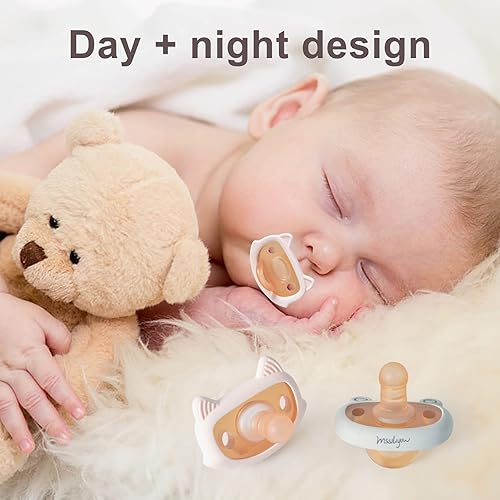 Miniatura 6 de Chupete de ortodoncia para bebé, silicona suave de grado alimenticio sin BPA, aprobación EN1400, más de 3M (2 unidades (paquete de 1), rana rosa