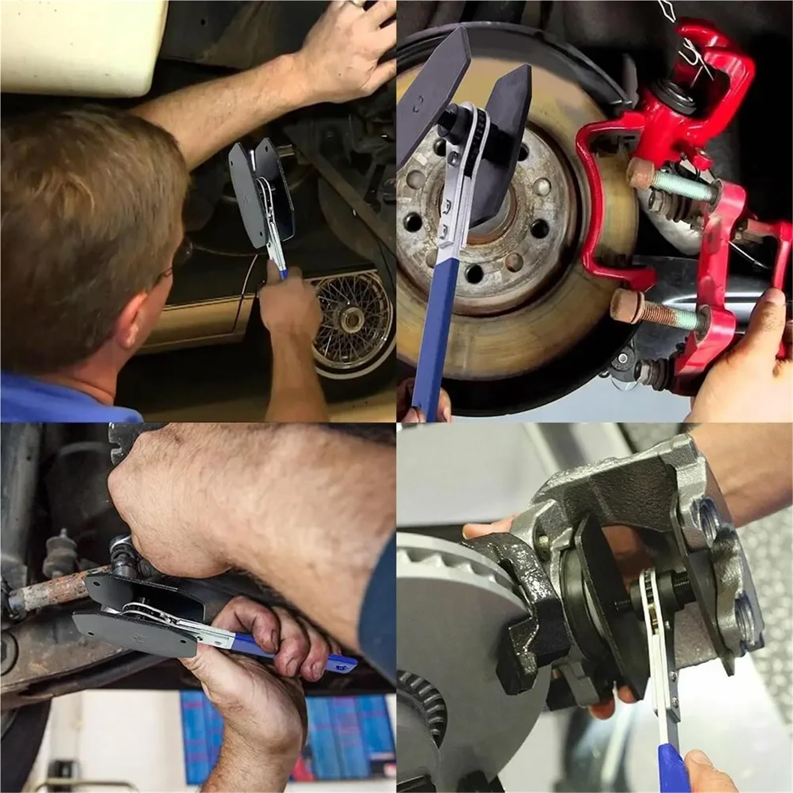 DRUM BRAKE BAR Rozpierak Do Zacisków Hamulcowych Samochodowych, Narzędzie Ze Stali Nierdzewnej, Zestaw Naprawczy Tarcz Twin Quad
