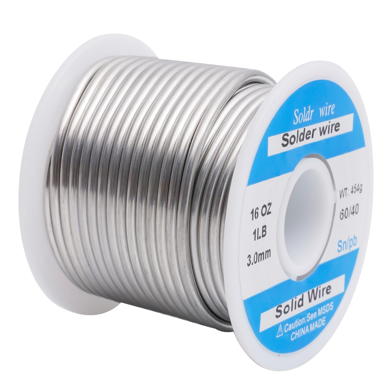 60/40 3mm Solder Wire Solid Core 454g/1 lb per vetro colorato