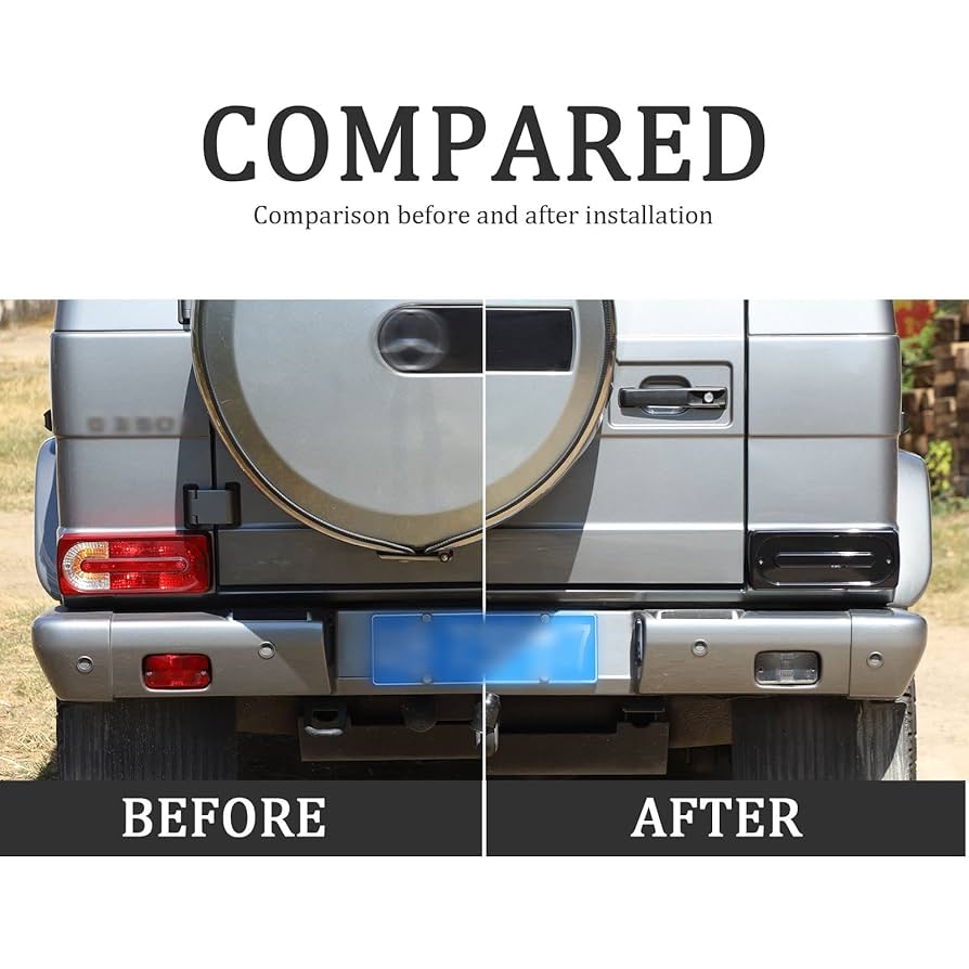 W463a W464 リアルカーボン テールランプカバー テールランプトリム W463a W464 リアルカーボン テールランプカバー テールランプ