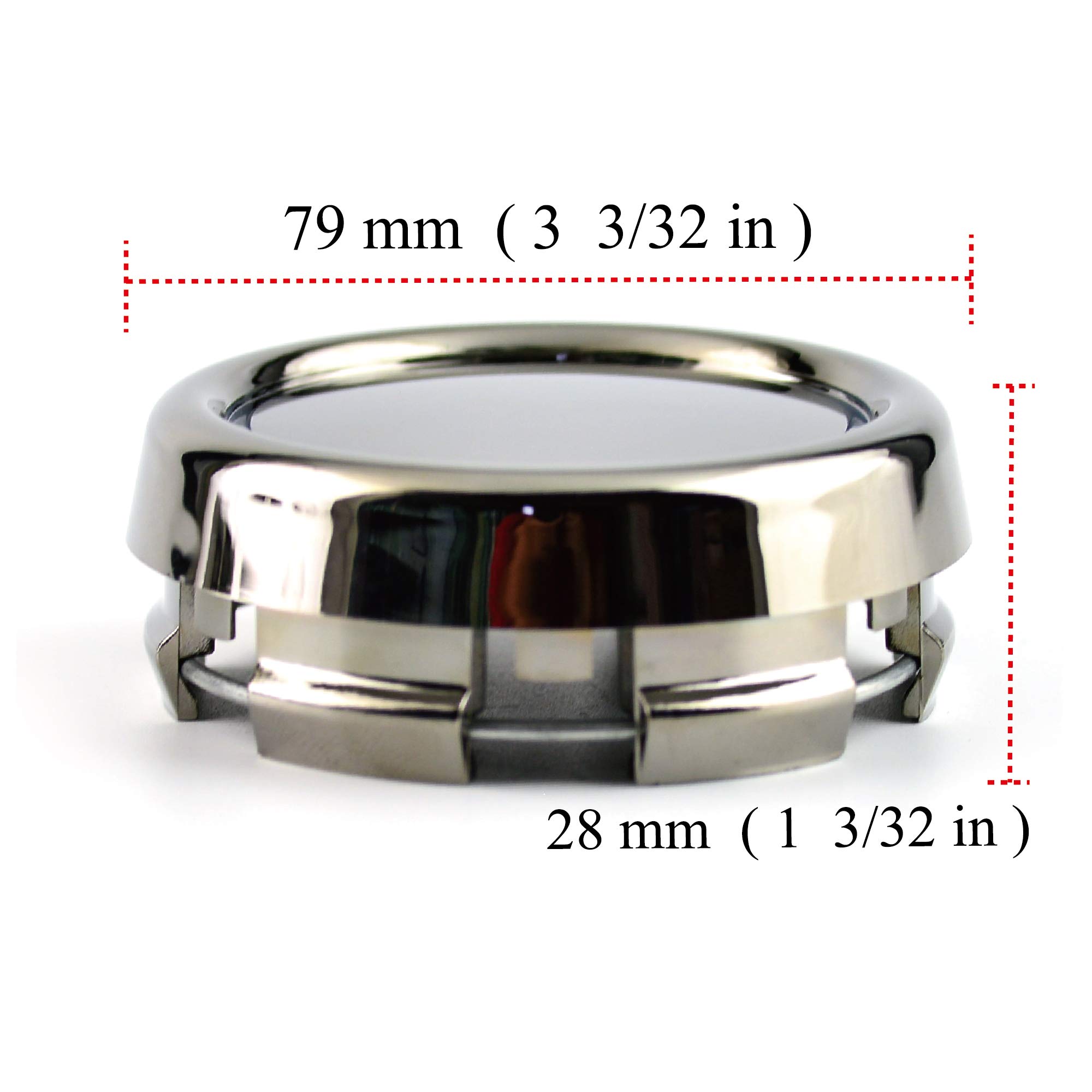 Amazon.co.jp: steel.frame.motor ホイールセンターキャップ 4個