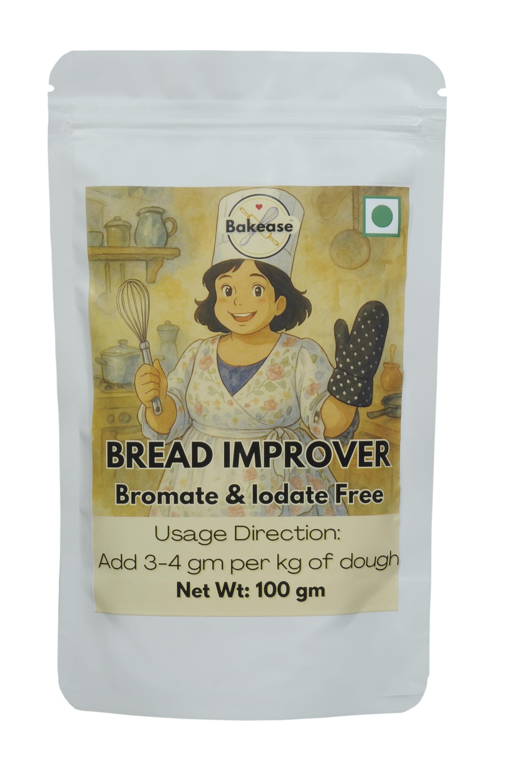 Vintop Bakease Bread Improver 100Gm