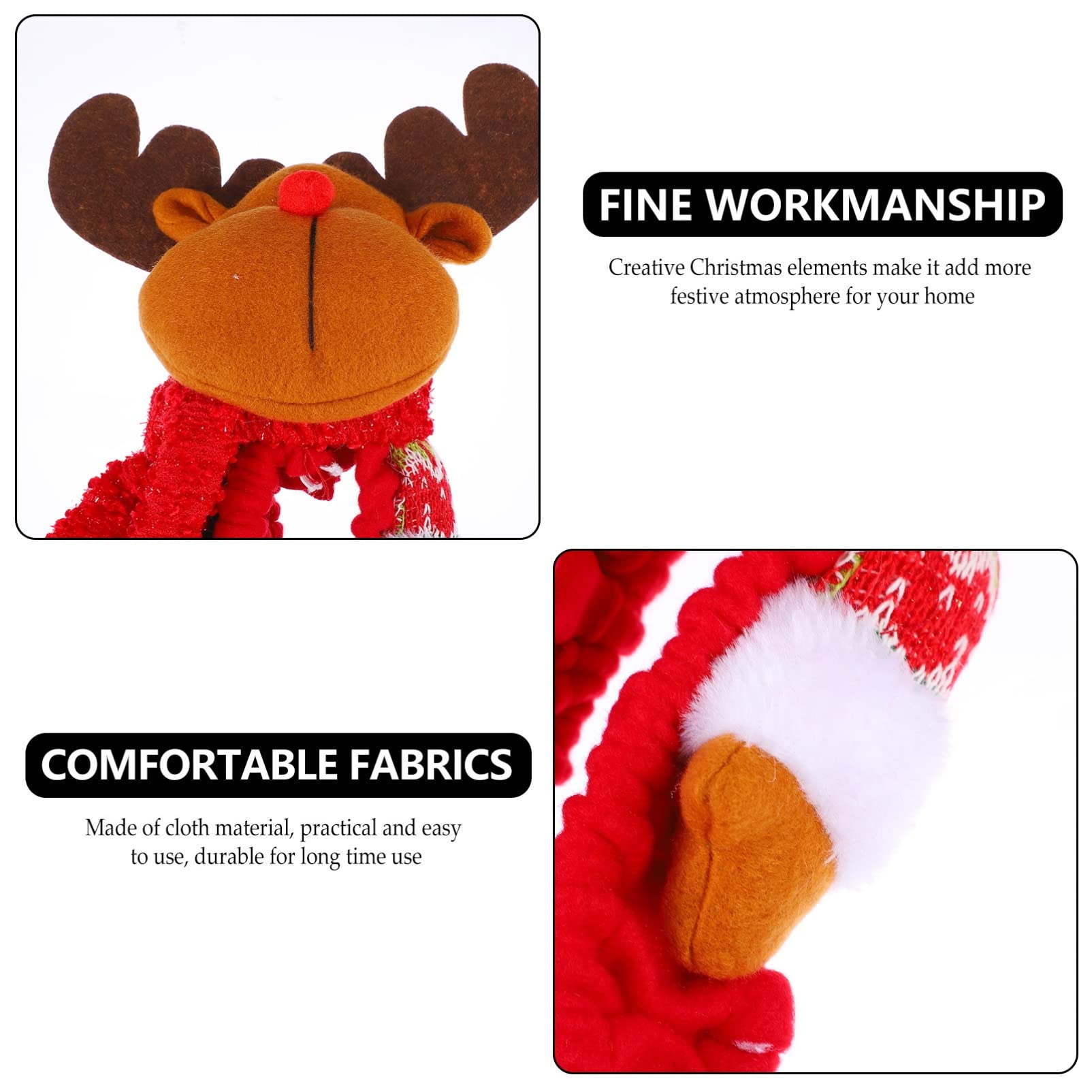 Weihnachten Monitor Abdeckung 19-27 Zoll - Elastische Bildschirm Dekoration Santa