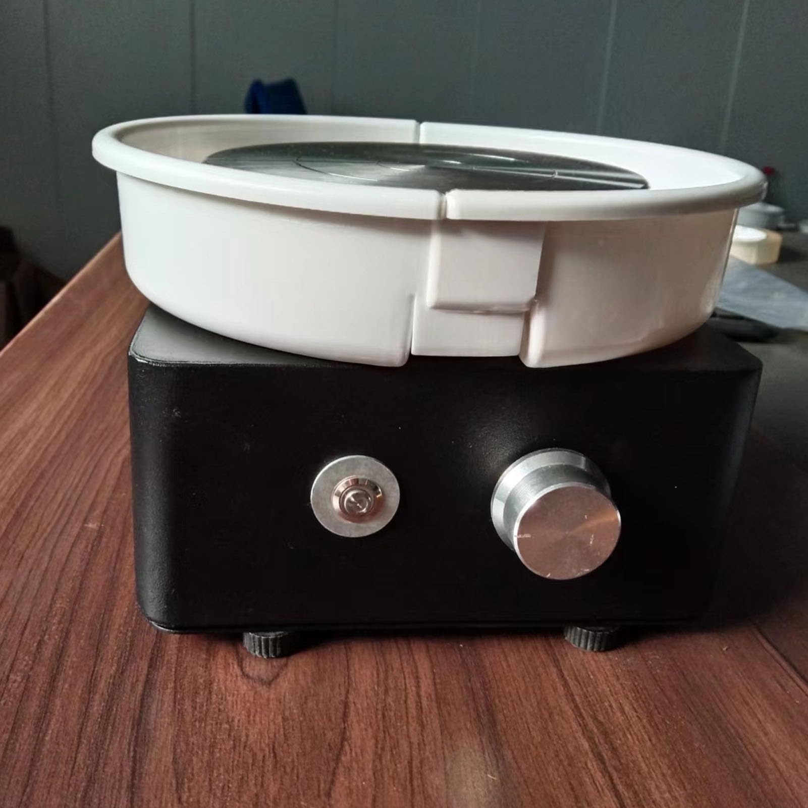 Mini Koło Garncarskie, Elektryczne Koło Ceramiczne o Regulowanej Prędkości z Narzędziami Glinianymi dla Dzieci i Początkujących, Mała i Lekka Maszyna do kół (Wtyczka UE 100-240 V)