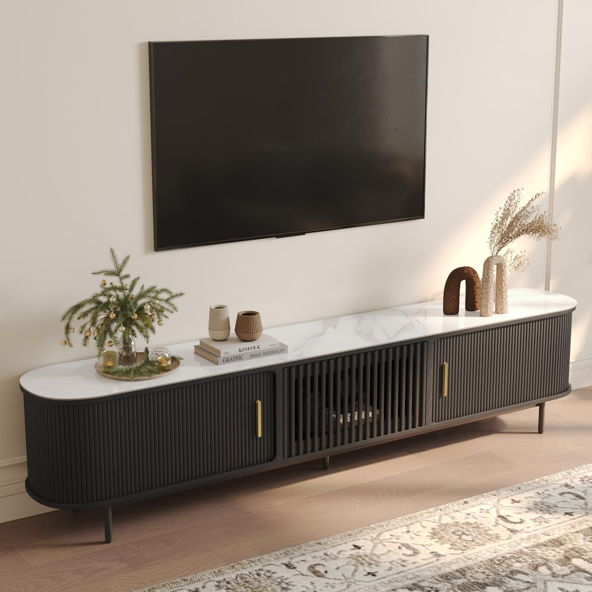 POVISON Sintered Stone TV Stand