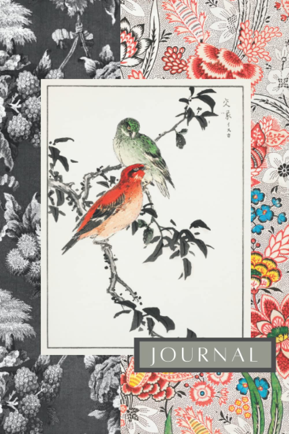 Journal: The Library Collection: Beautiful Vintage Numata Kashu Crossbill Illustration Notebook For Writers and Students. Perfect for display on coffee table or bookshelves.