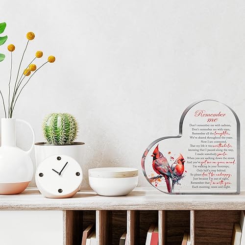 Miniatura 5 de Regalos de condolencias, corazón de acrílico, regalo conmemorativo, regalo de duelo, regalo de condolencias, decoraciones de mesa de condolencias,