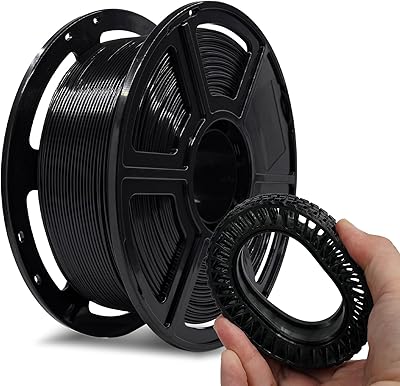 22 - FLASHFORGE PLA Flexible 1.75 mm, 4X longer stretch 3D Printer Filament 1Kg (2.2lbs) Spool - Dimensional Accuracy +/- 0.02 mm, Ideal for Prin...
