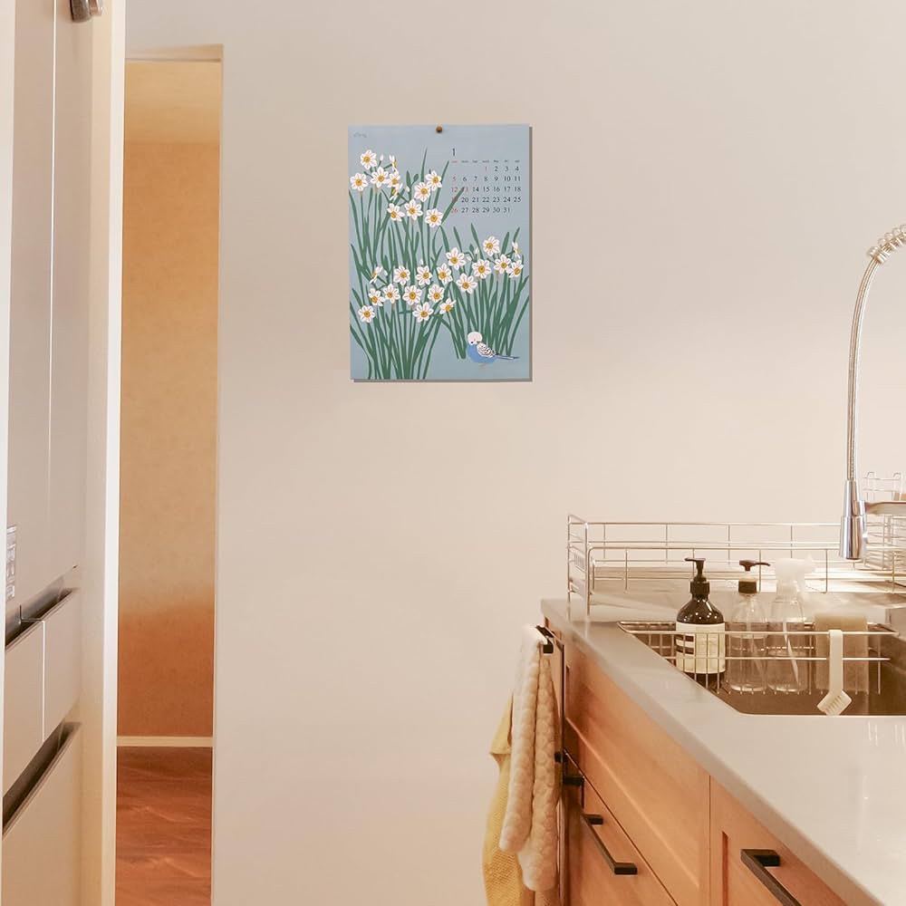 Rio カレンダー壁掛け Amazon | ミドリ 2025年 カレンダー 壁掛け 丸形 カントリー