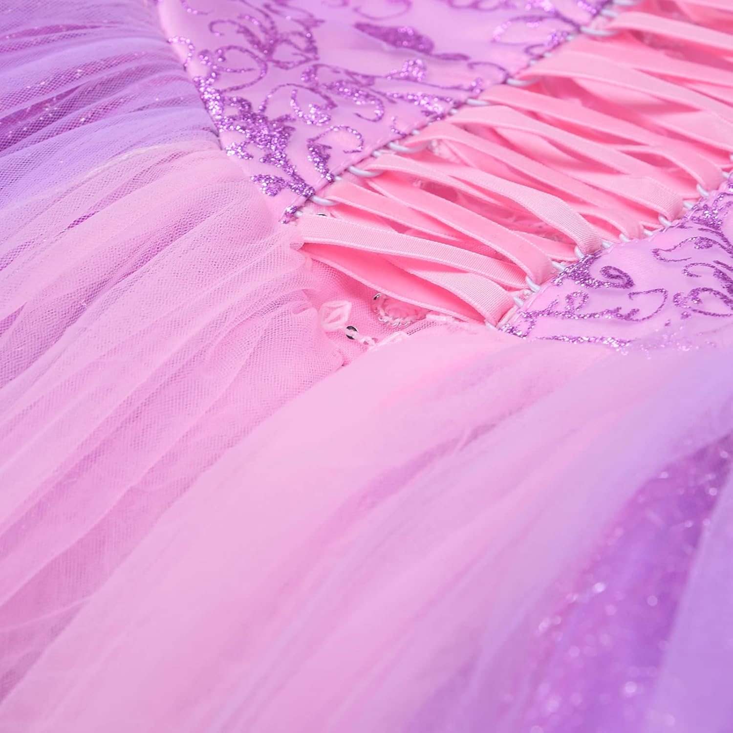 JerrisApparel Girl Princess Costume Tulle Pageant Birthday Party Dress Halloween Cosplay Dress up - Image 6