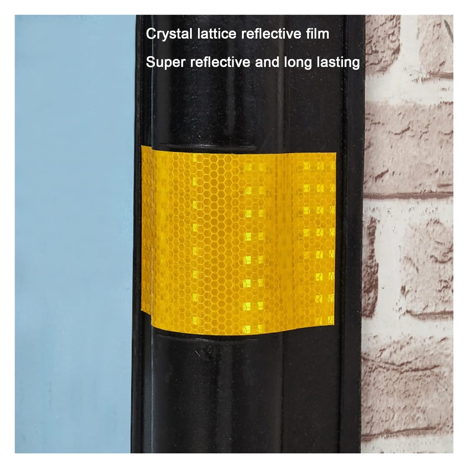 Protector de Esquina de Pared, Protector de Esquina de Goma para Garaje y Taller, Tira Reflectante para Columna de Aparcamiento, Protectores de Esquina de 1 cm de Grosor, Disponible en 4 Tam