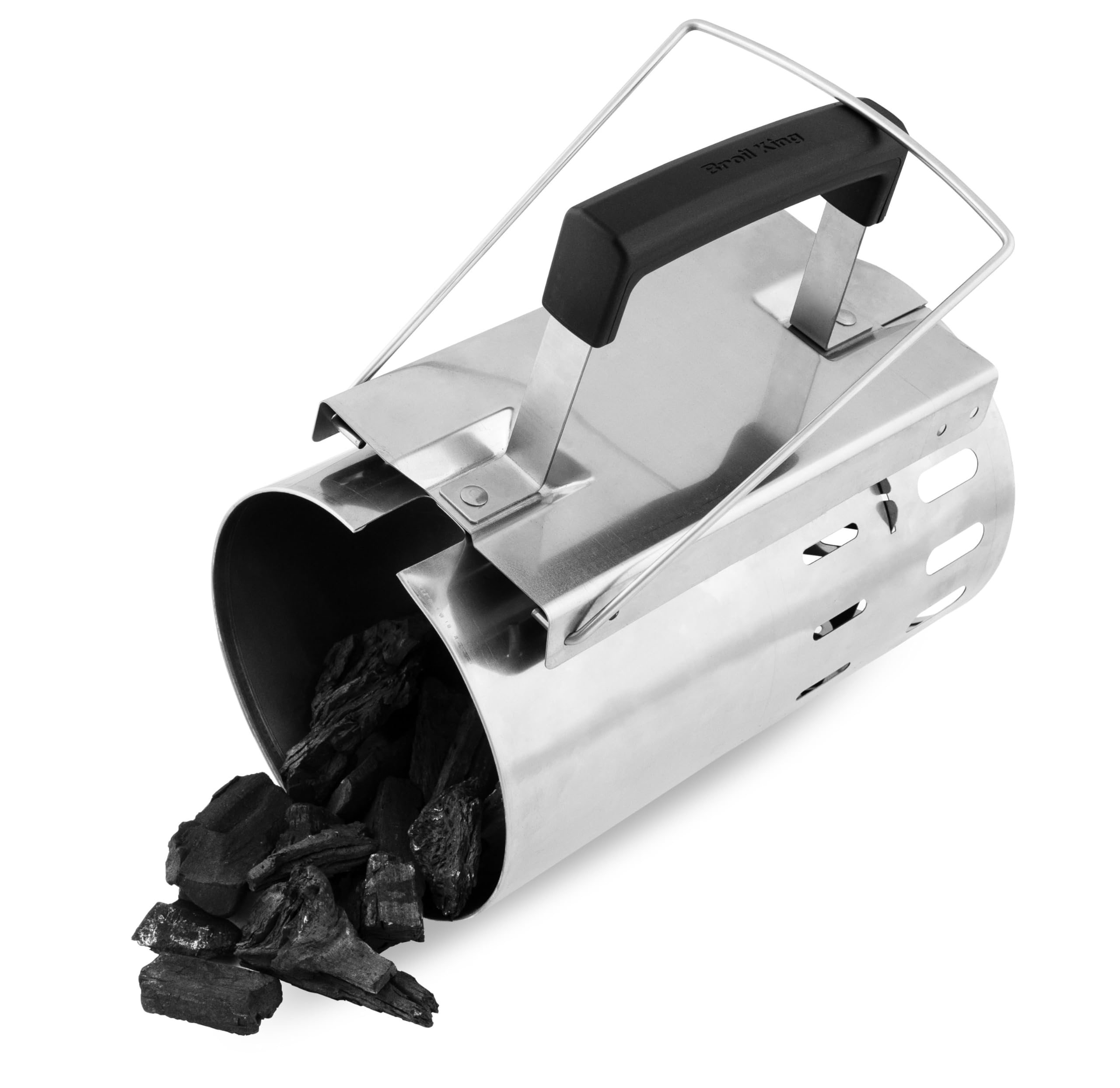 Broil King 63970 - Arrancador de carbón para chimenea, acero inoxidable