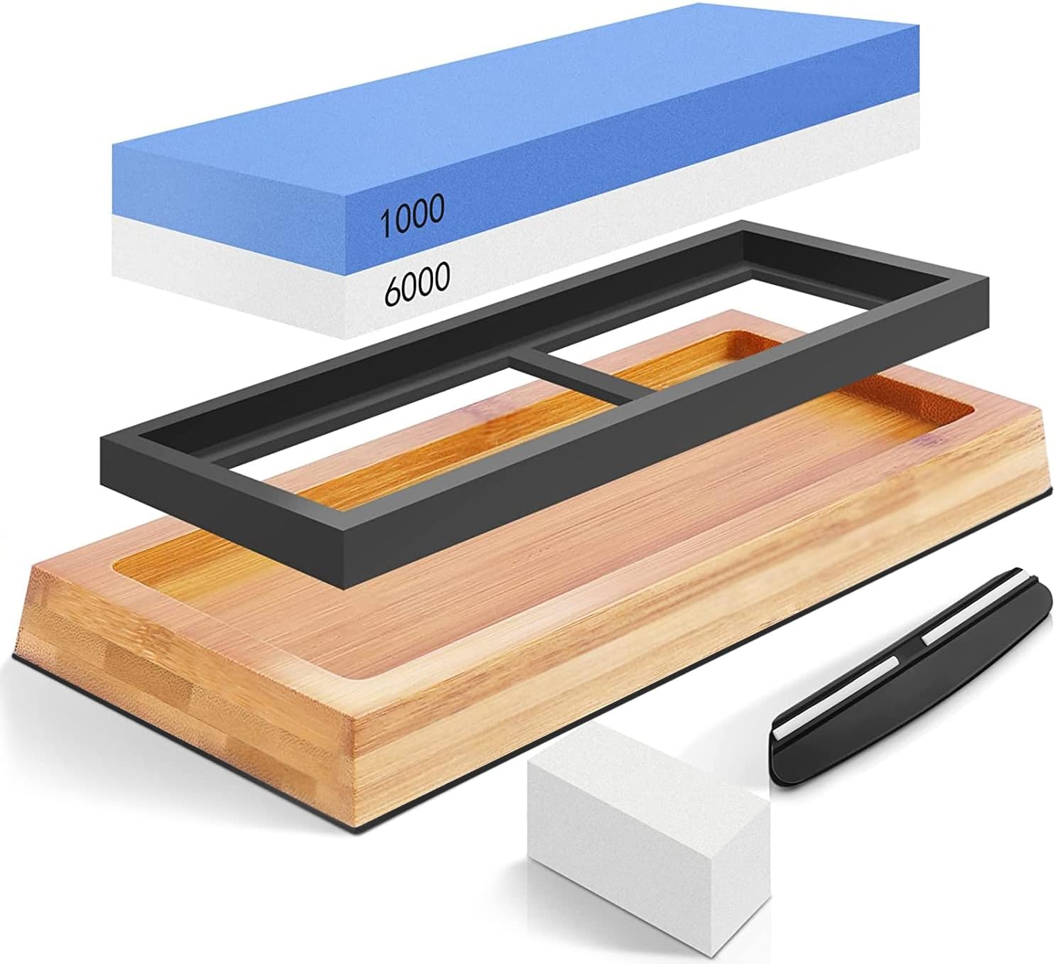 Sharp Pebble Premium Whetstone Knife Sharpening Stone 2 Side Grit 1000/ ...