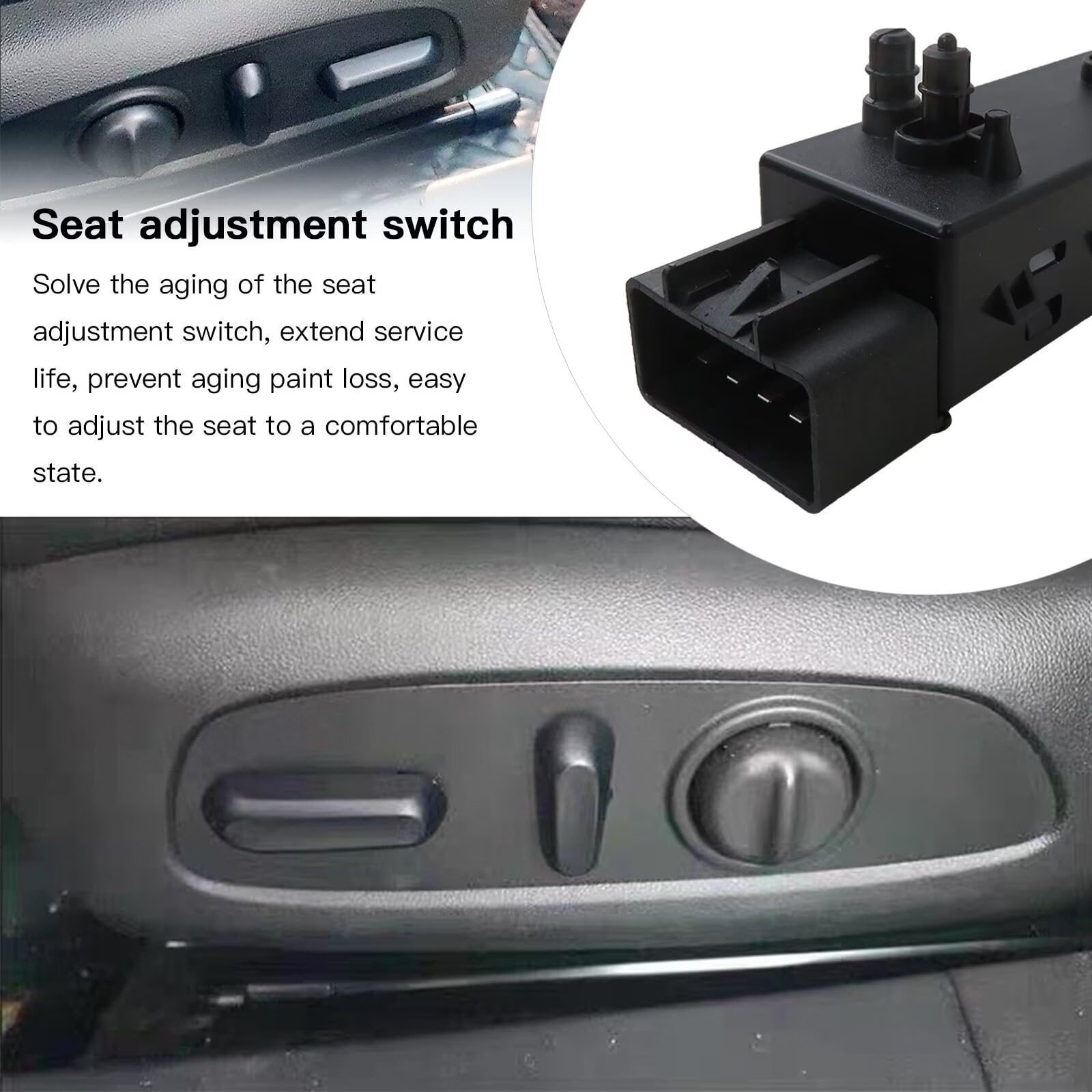 87066-Ja03A elektryczny przełącznik regulacji siedzenia kierowcy dla Nissan Altima SL Sedan 4 drzwi 3,5L 2007-2009