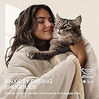 Vista 15 de Cobija impermeable para mascotas, a prueba de líquidos y orina, para sofá, cama, sillón, reversible, vellón, forro polar, protector de muebles