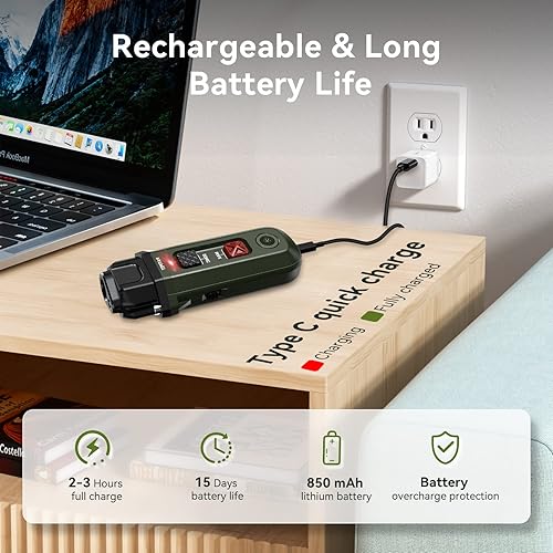 Miniatura 6 de Dispositivo antiladridos dispositivos de control ultrasónico mejorados de ladridos de perros y linterna estroboscópica disuasorio de ladridos de