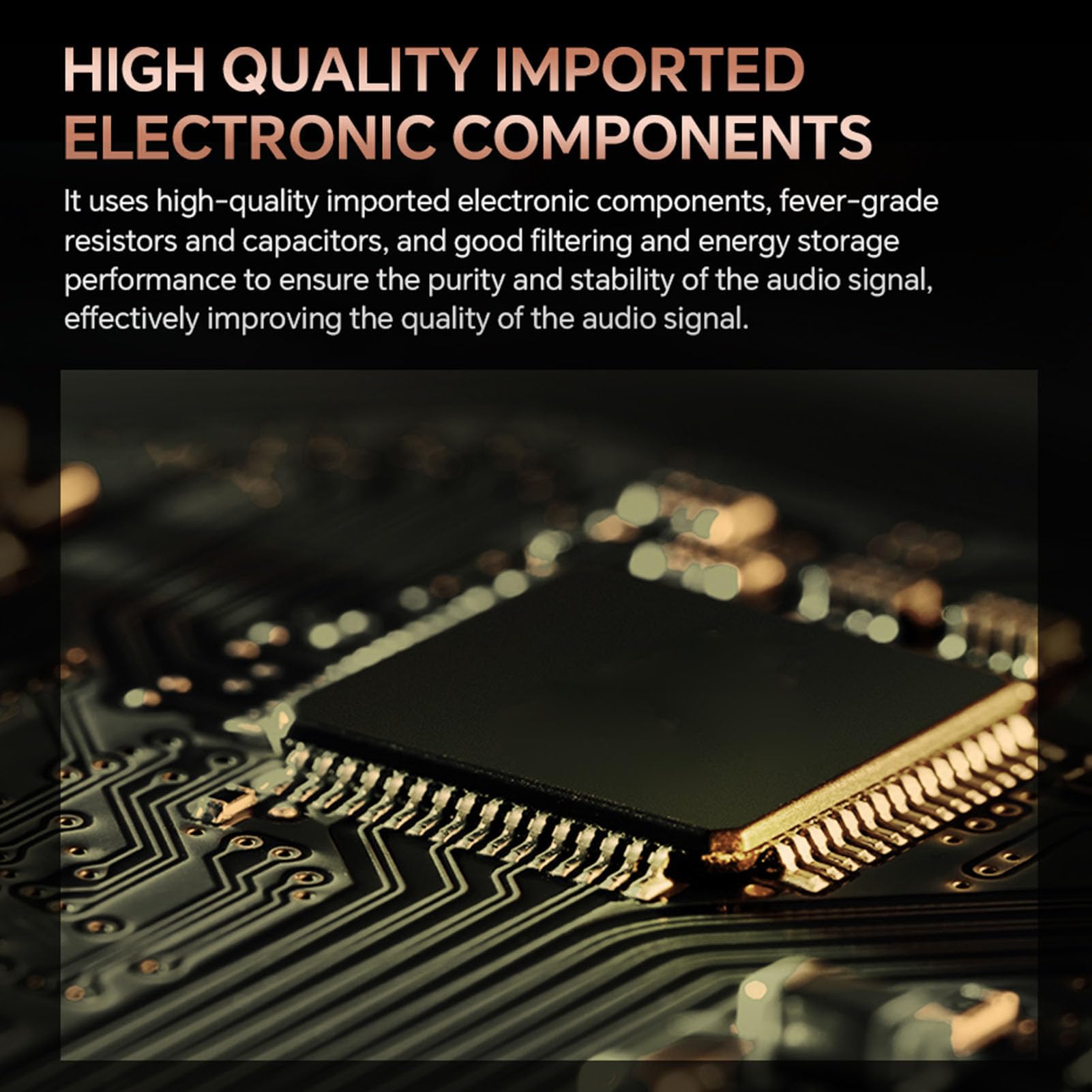 Preamplificatore HiFi a Valvole, Preamplificatore Stereo di qualità Audiofila con Regolazione dei Bassi e degli Acuti per Sistemi Audio (Plug 'UE 100-240V)