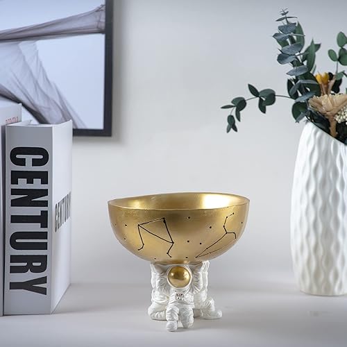 Miniatura 8 de BUTILIVEEN Cuenco decorativo de astronauta para artículos diversos, cuenco para dulces, llavero y caja de almacenamiento de joyas, decoración de