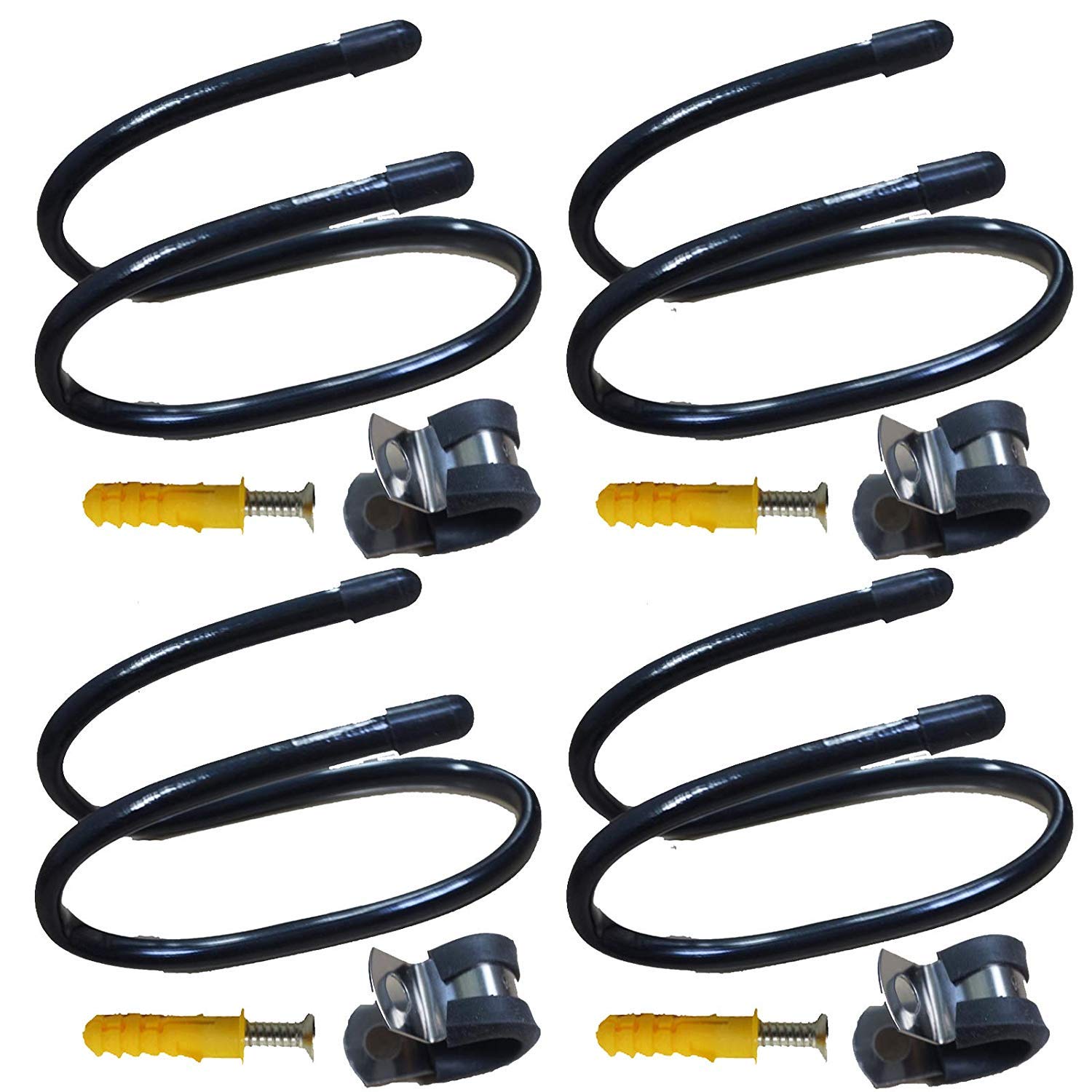 Pmsanzay Pack 4, Universal - Metal Rack - Cowboy Hat Rack/Cowboy Hat Holder/Coyboy Hat Organizer/Cowboy Hat Storage Display/Cowboy Hat Dryer Stand/Wall Mount - Suitable for All Kinds of hat Helmets