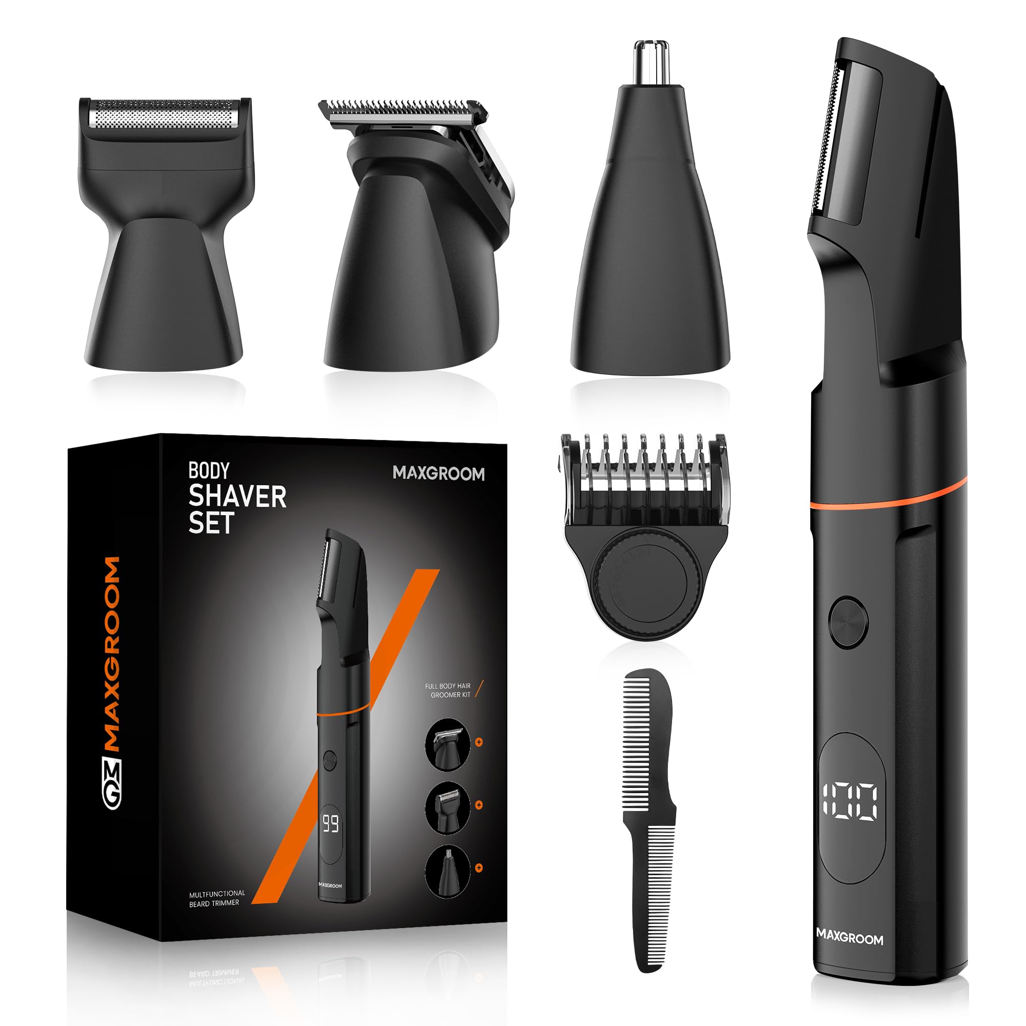 Oferta: MAXGROOM Afeitadora Corporal Masculina, Set de Depiladora...
