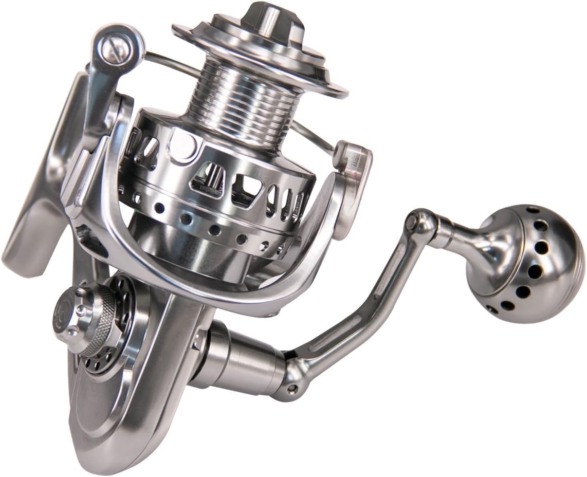 MC-A08 All Stainless Steel CNC Integrated Carbon Fiber Brakes Anti-Corrosion Saltwater Fishing Spinning Reel