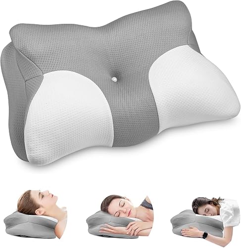 Oreiller Ergonomique Cervical Oreiller Memoire Forme pou Suvexor