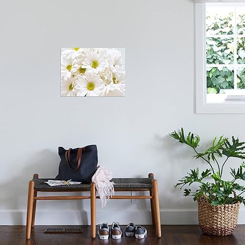 Miniatura 4 de Lienzo decorativo para pared, diseño de margaritas blancas de Gail Peck, decoración botánica, 24 x 18 pulgadas