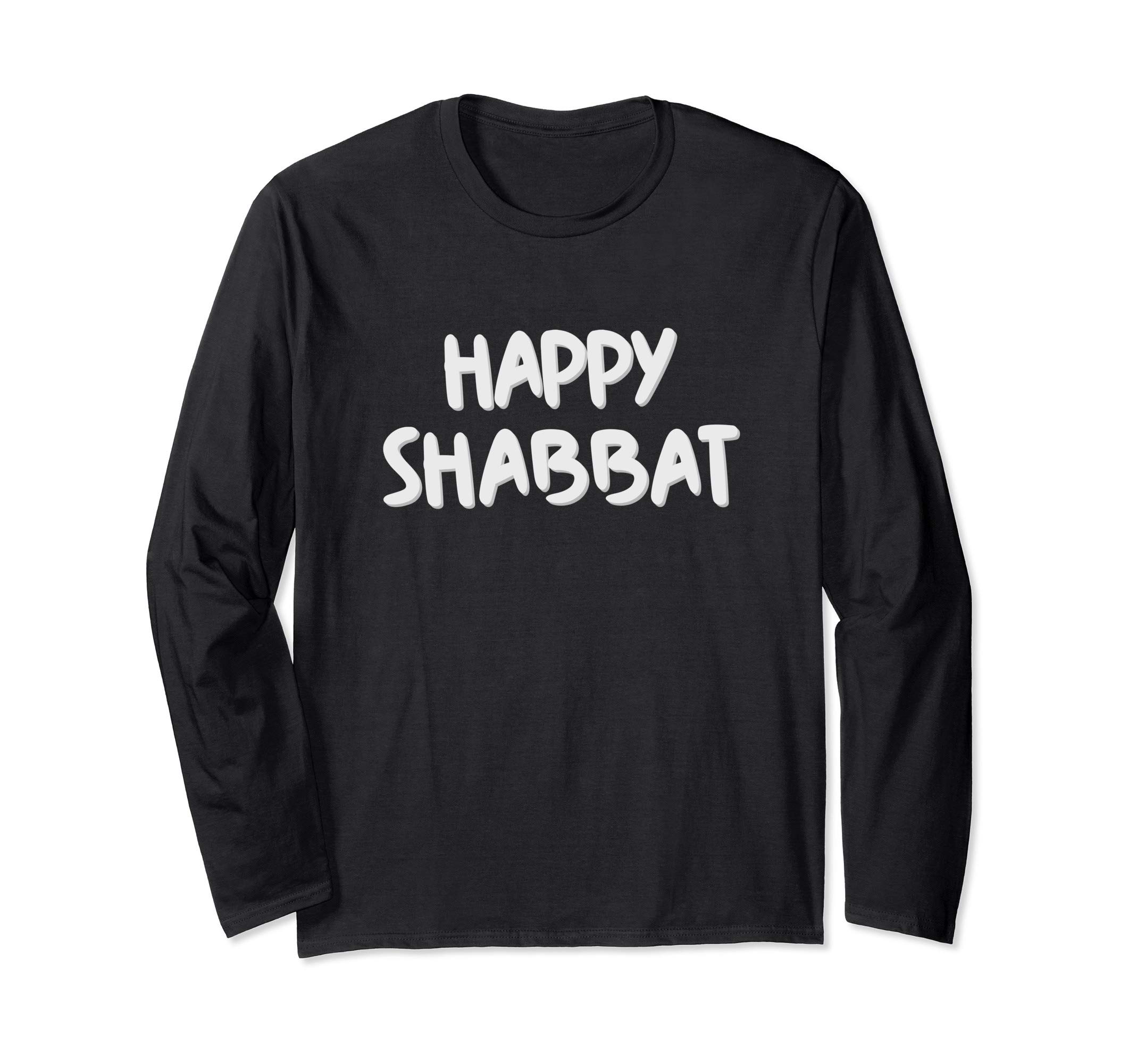 Berranki TeesHappy Shabbat Long Sleeve T-Shirt