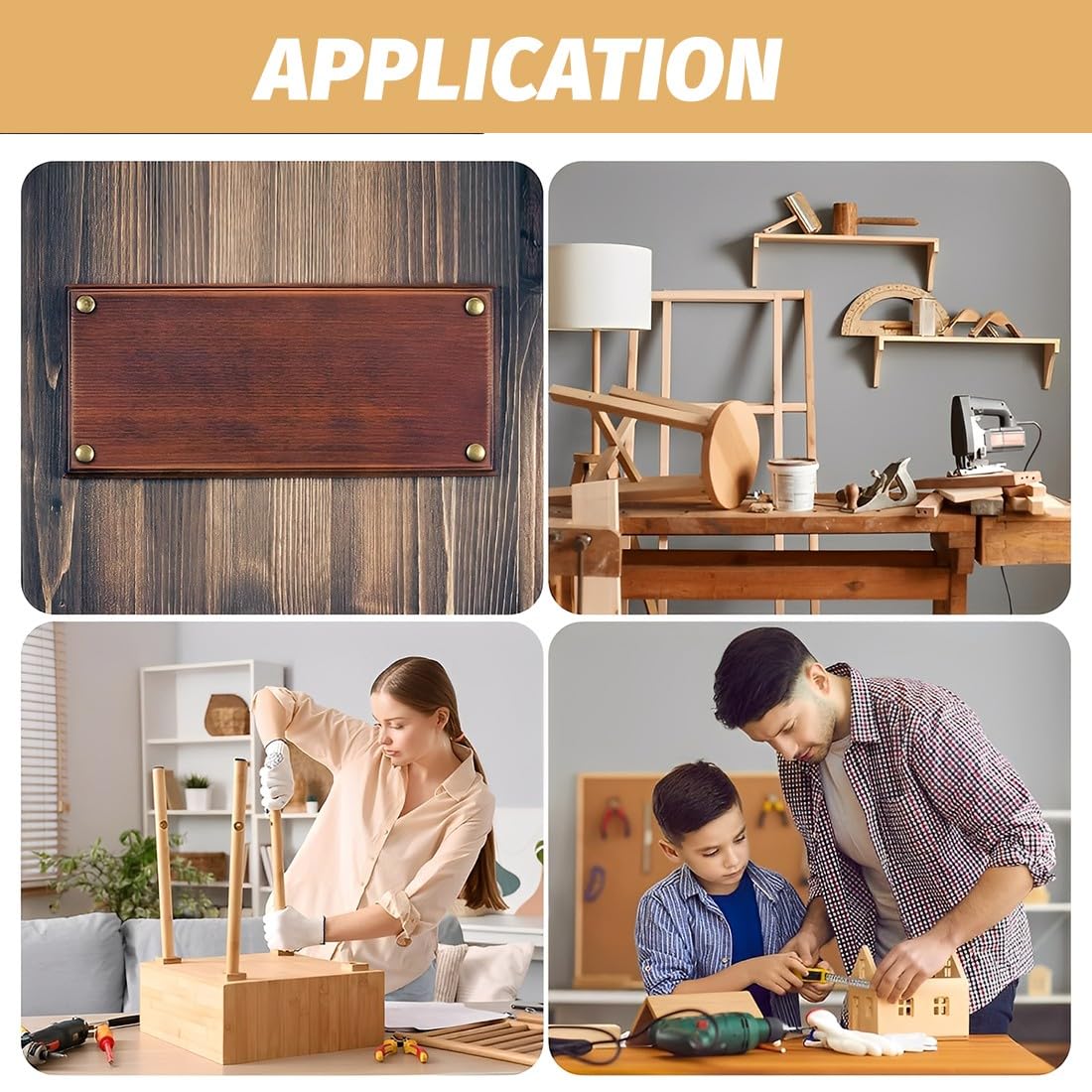 60 Pezzi Chiodi per Quadri Muro,Chiodini per Quadri Muro,Chiodi per Appendere Quadri, Chiodi per Cartongesso per Quadri Cornici Specchio Cartongesso Legno di Cemento