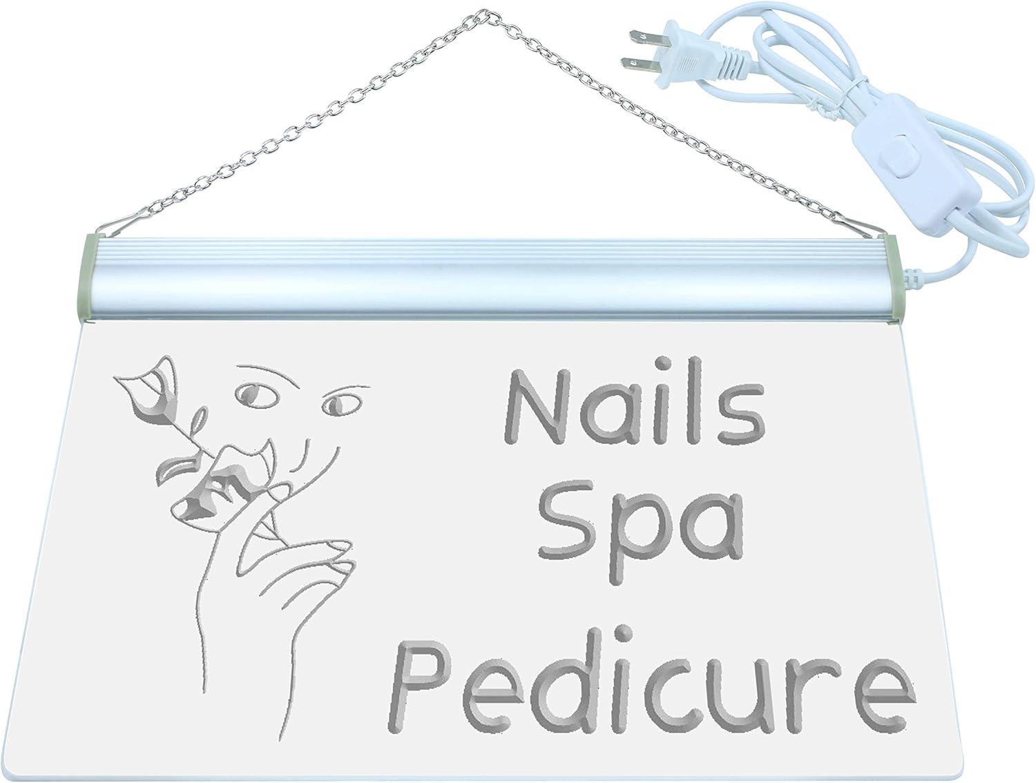 ADVPRO Nails Spa Pedicure Beauty Salon LED Neon Sign Multi-Color 16 x 12 Inches st4s43-i554-c