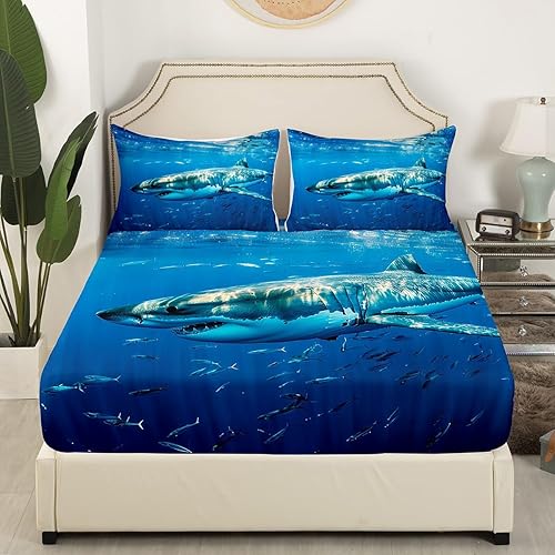 Miniatura 15 de Castle Fairy Juego de sábanas bajeras de elefante 3D, tamaño Queen, juego de ropa de cama familiar de elefantes, animales africanos, funda de cama