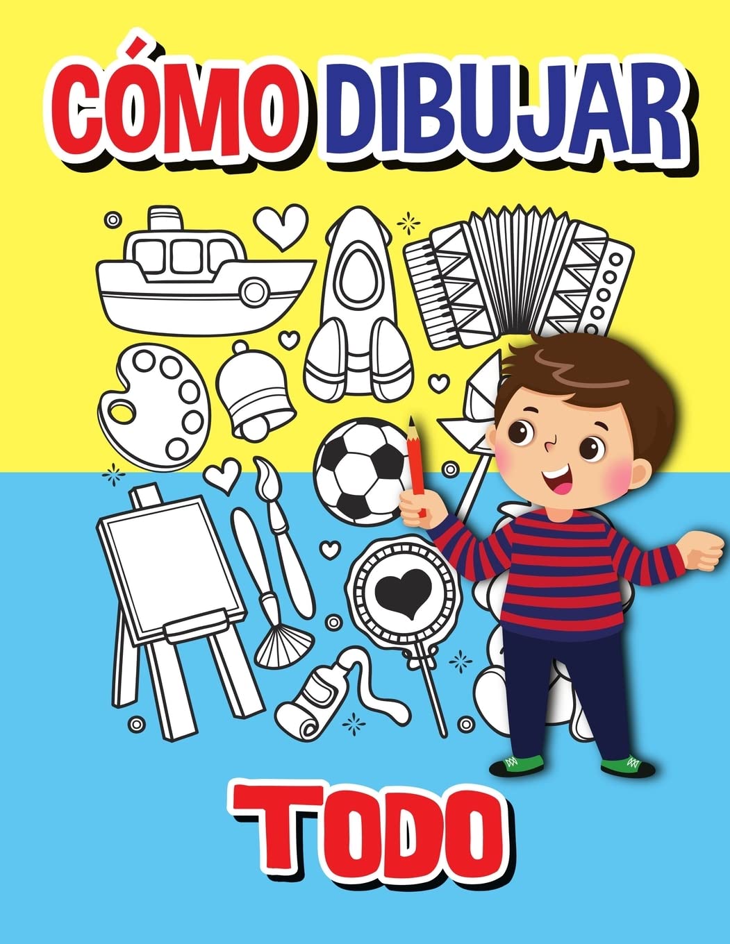 Buy Cómo dibujar todo Libro de actividades paso a paso, Aprende a
