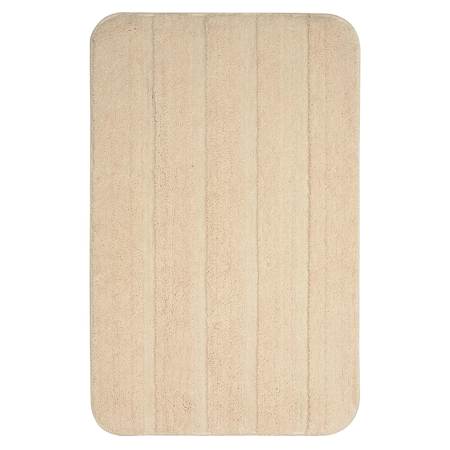 SOS-1019 Soft Microfiber Mat 50x80cm (Beige), Highly Absorbent, Super Soft, Quick Dry, Nonslip, Machine Washable, Suitable for Any Room, Door, Kitchen, Kids Room