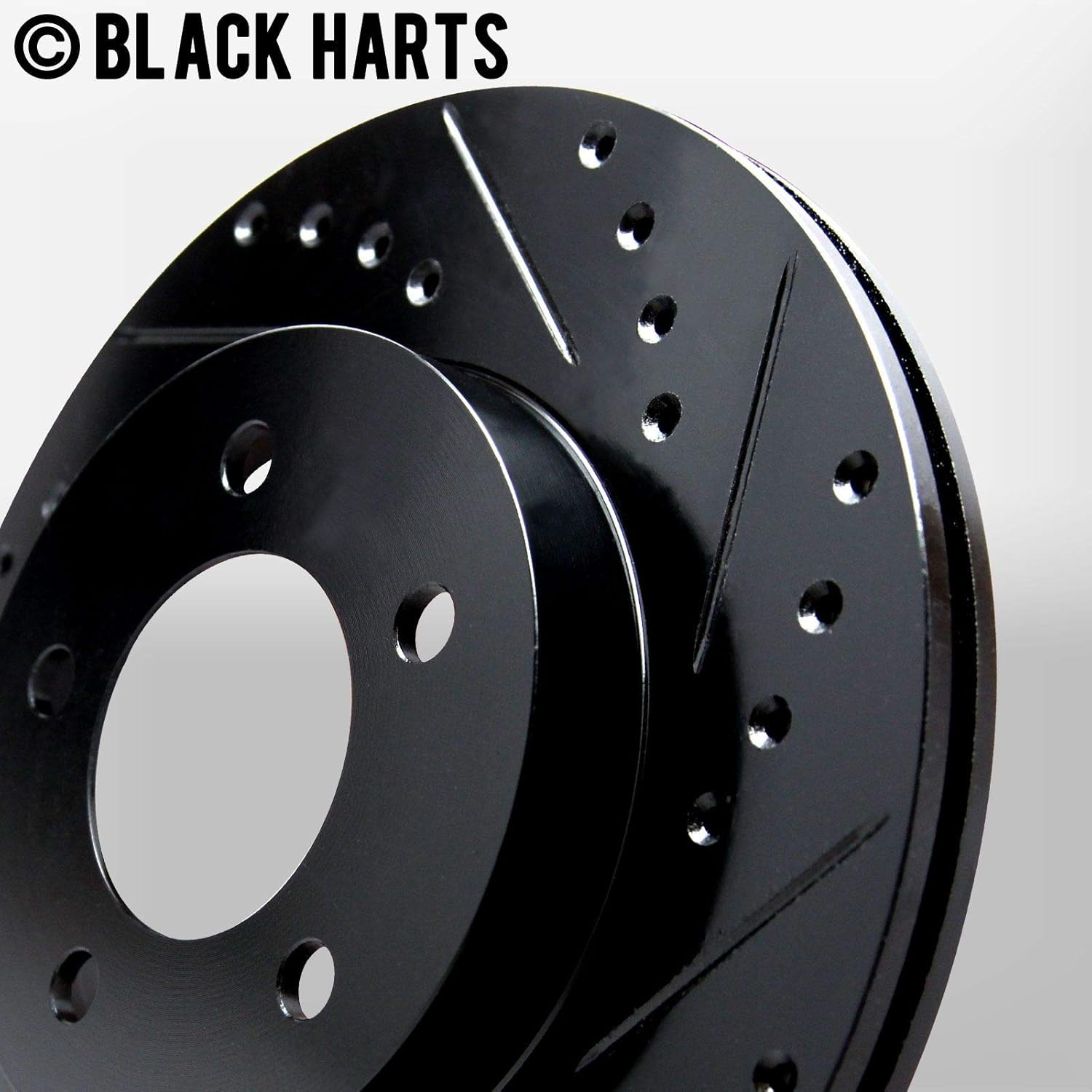 Hart Brakes Front Brakes and Rotors Kit |Front Brake Pads| Brake Rotors and Pads| Heavy Duty Brake Pads and Rotors |fits 2000-2006 Toyota Tundra, 2001-2007 Toyota Sequoia