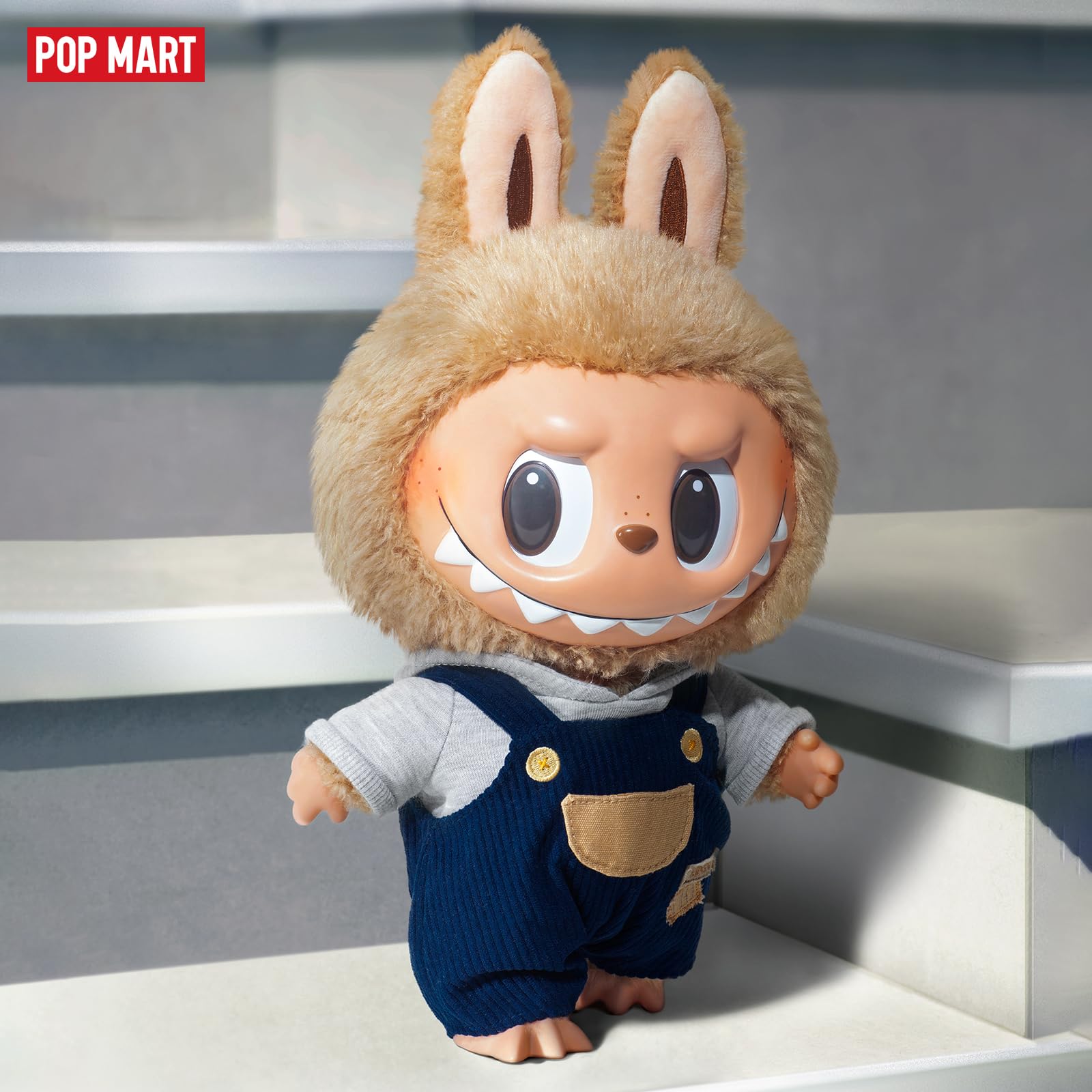 POP MART The Monsters LABUBU Time to Chill Boneca de Pelúcia de