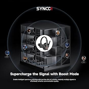 Amazon.com: SYNCO XTALK XPro5 Wireless Intercom Headset