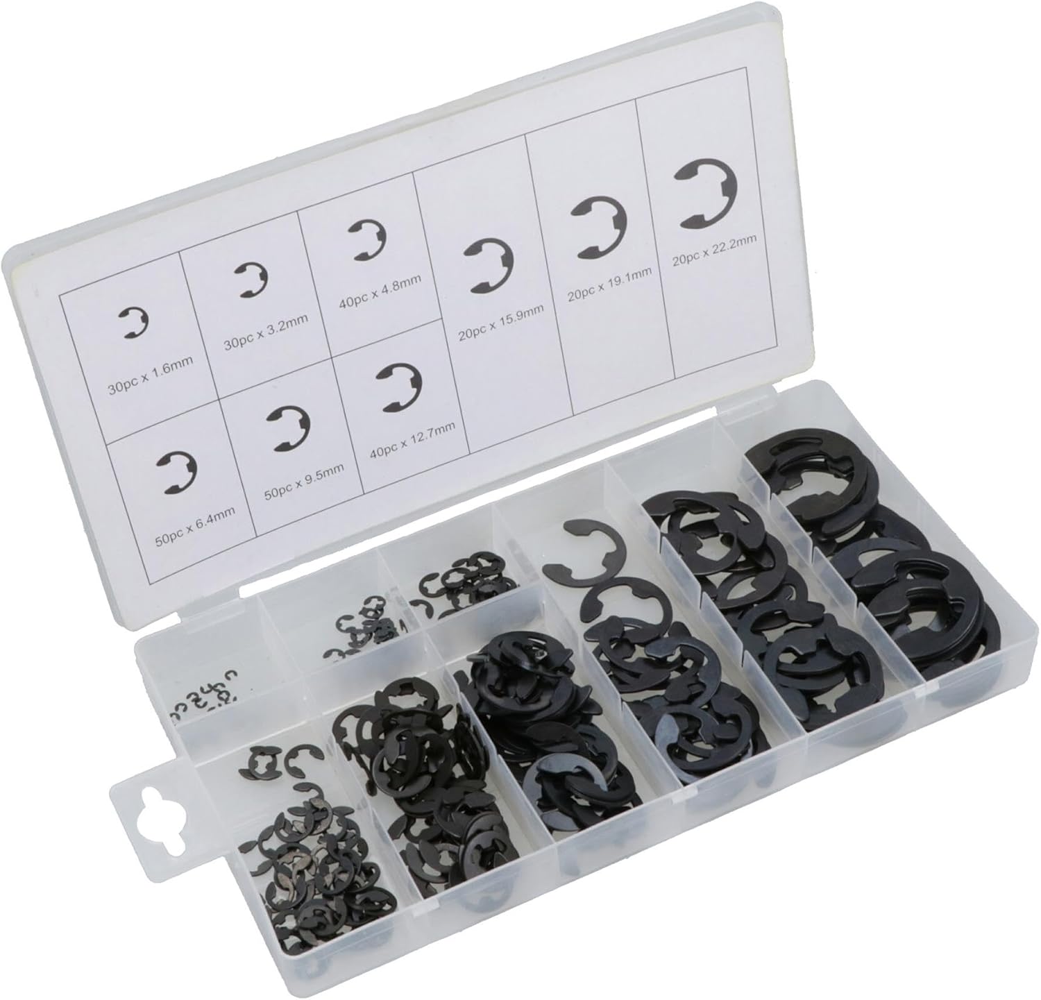 E Clip Assortment 300pc AST22