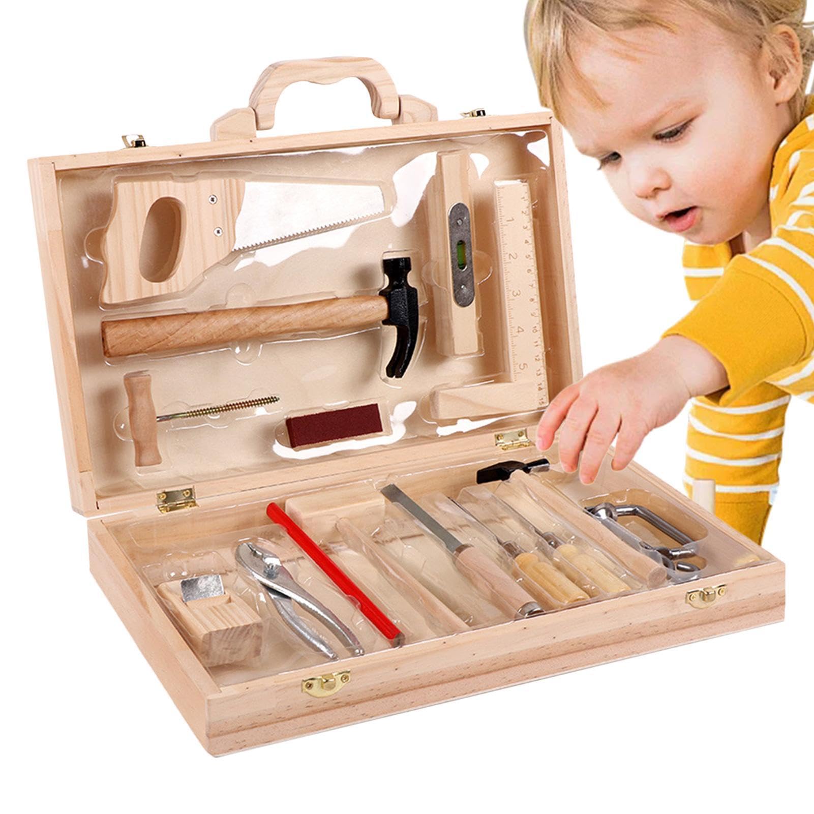Rollenspiel-Konstruktionsspielzeug, Holzwerkzeugset für Kinder | Repair Tools Spiel Kinderspielzeug für Kindergarten, Kindertagesstätte, Kinderga